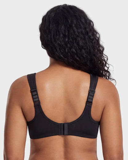 Sports Bra High-Impact Support External Underwire Breathable Mesh