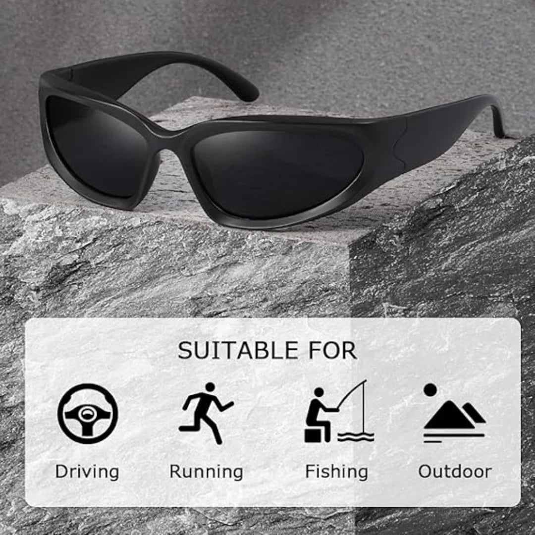 Sports Sunglasses Polarized UV400 Wrap-Around