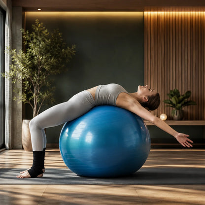 Stability Ball Anti-Burst PVC Non-Slip Pump Included