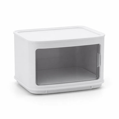 Stackable Food Storage Container With Dustproof Lid