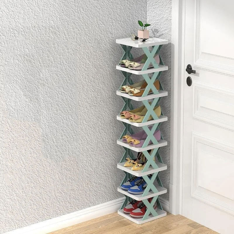 Stackable Shoe Rack Modular Tool-Free Space-Saving
