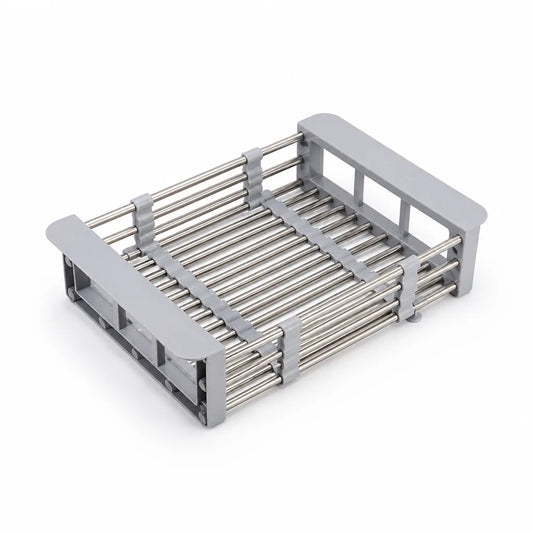 Stainless Steel Telescopic Over-Sink Draining Rack