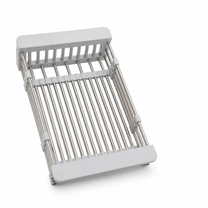 Stainless Steel Telescopic Over-Sink Draining Rack