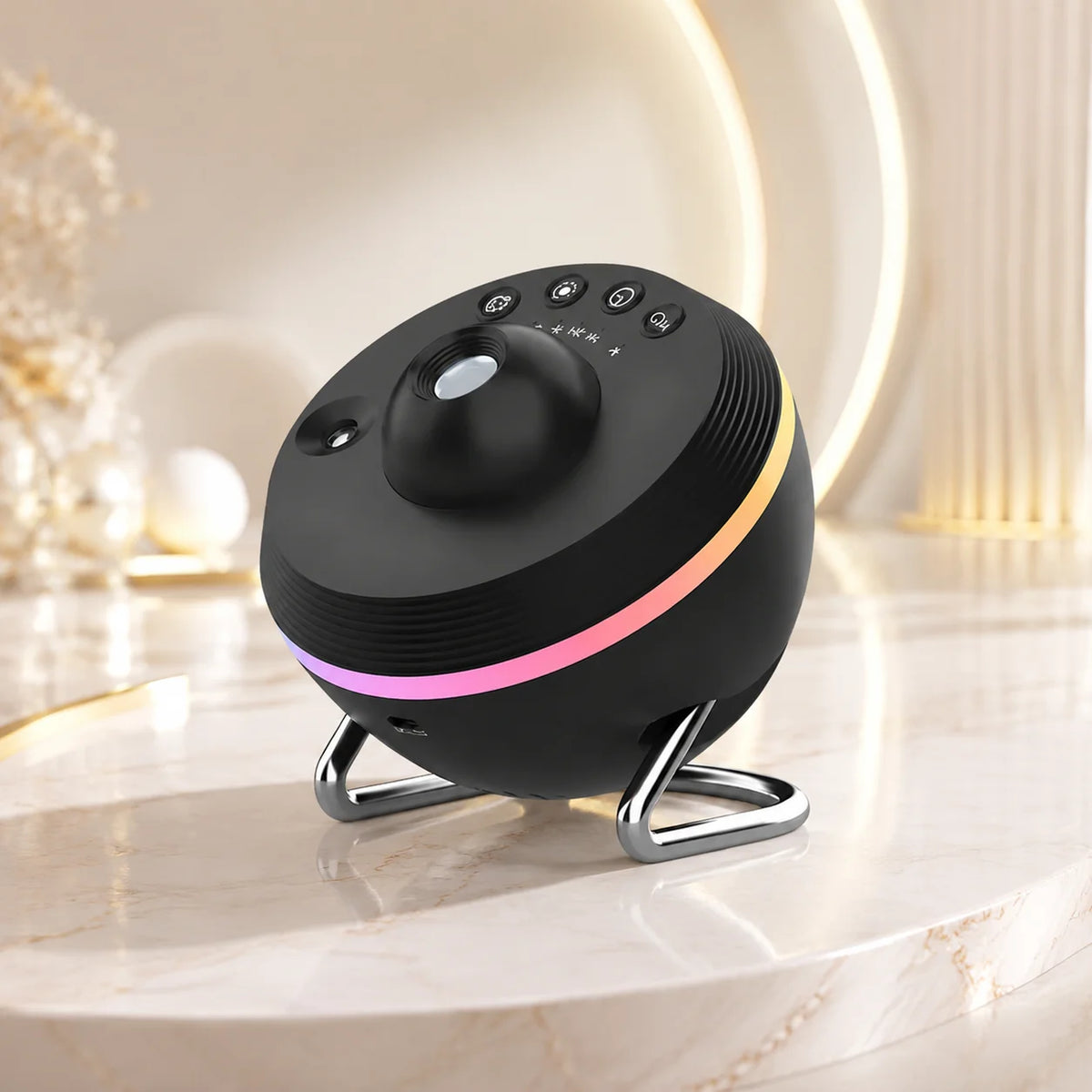 Star Projector Rotating & Adjustable Focus Interchangeable Discs