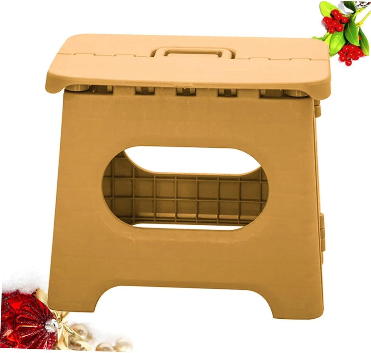 Step Stool Foldable Integrated Handle Anti-Slip 300 lb Capacity
