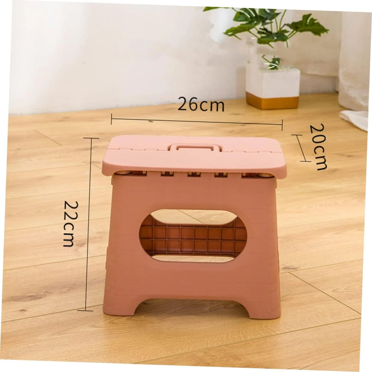 Step Stool Foldable Integrated Handle Anti-Slip 300 lb Capacity