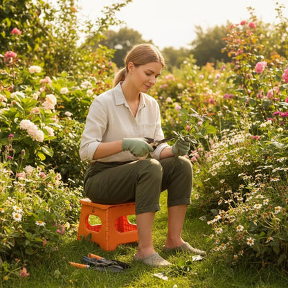 Step Stool Foldable with Carry Handle 300 lb Capacity