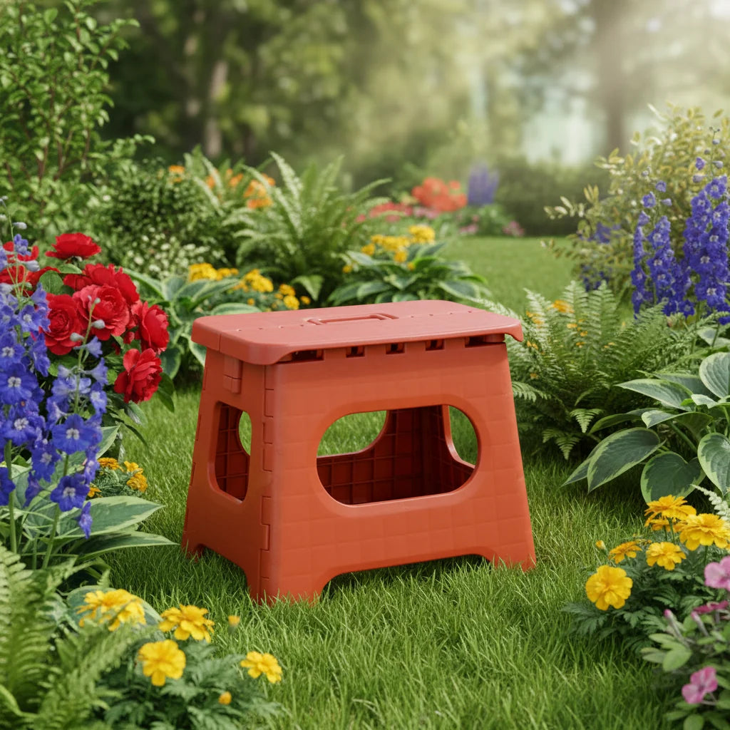 Step Stool Foldable with Carry Handle 300 lb Capacity