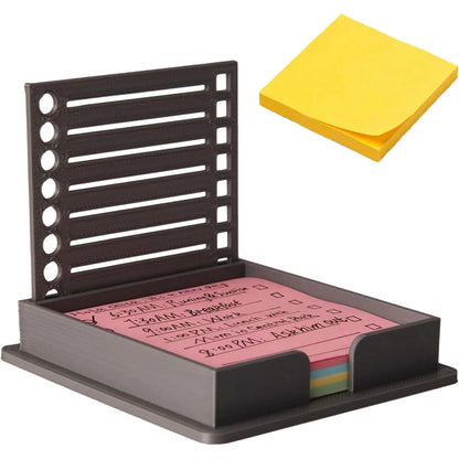 Sticky Note Organizer Compact ABS Writing Surface
