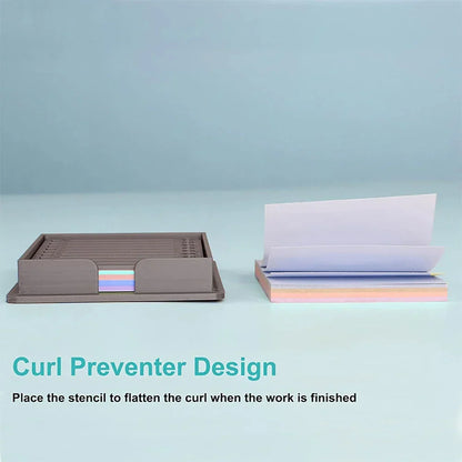 Sticky Note Organizer Compact ABS Writing Surface