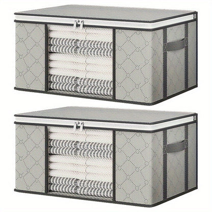 Storage Bags Non-Woven Foldable Viewing Window Set of 4