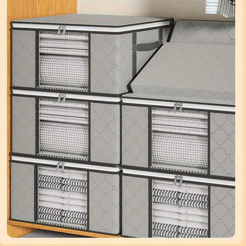 Storage Bags Non-Woven Foldable Viewing Window Set of 4