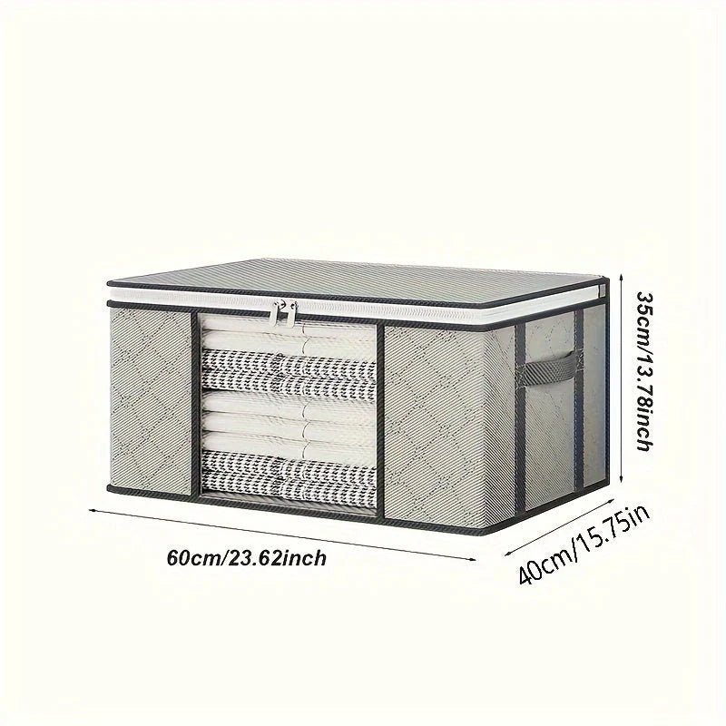 Storage Bags Non-Woven Foldable Viewing Window Set of 4