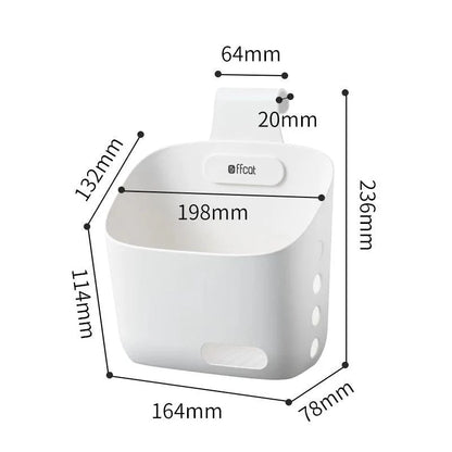 Storage Basket Wall-Mounted Stackable Plasticધાન