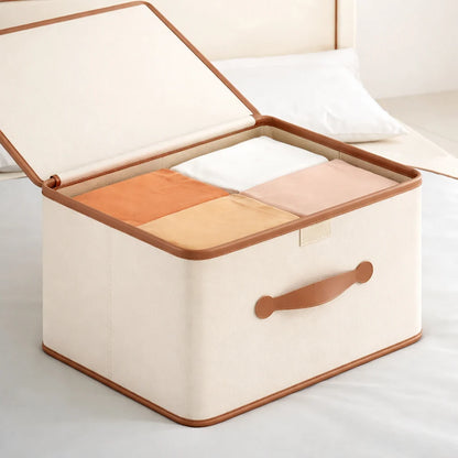 Storage Box Foldable Oxford Fabric Reinforced Frame
