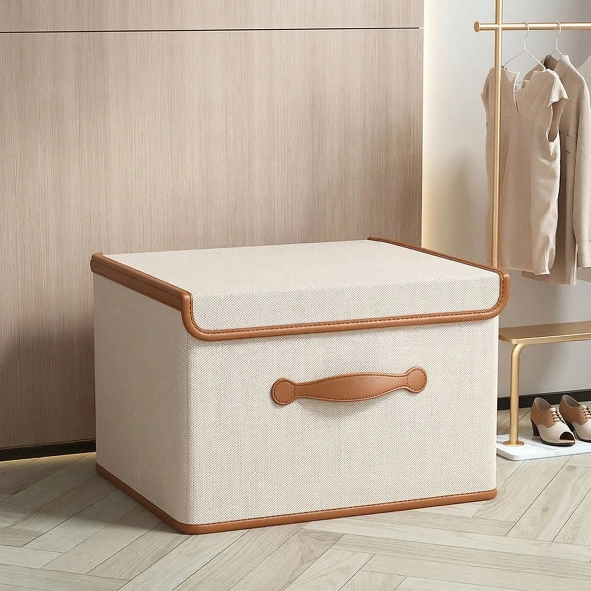 Storage Box Foldable Oxford Fabric Reinforced Frame