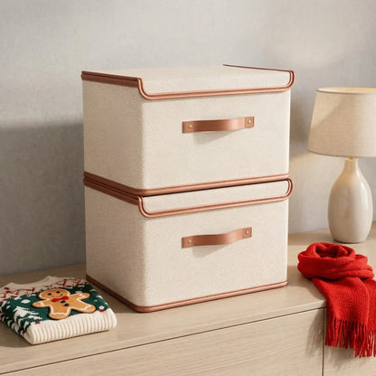Storage Box Foldable Oxford Fabric Reinforced Frame