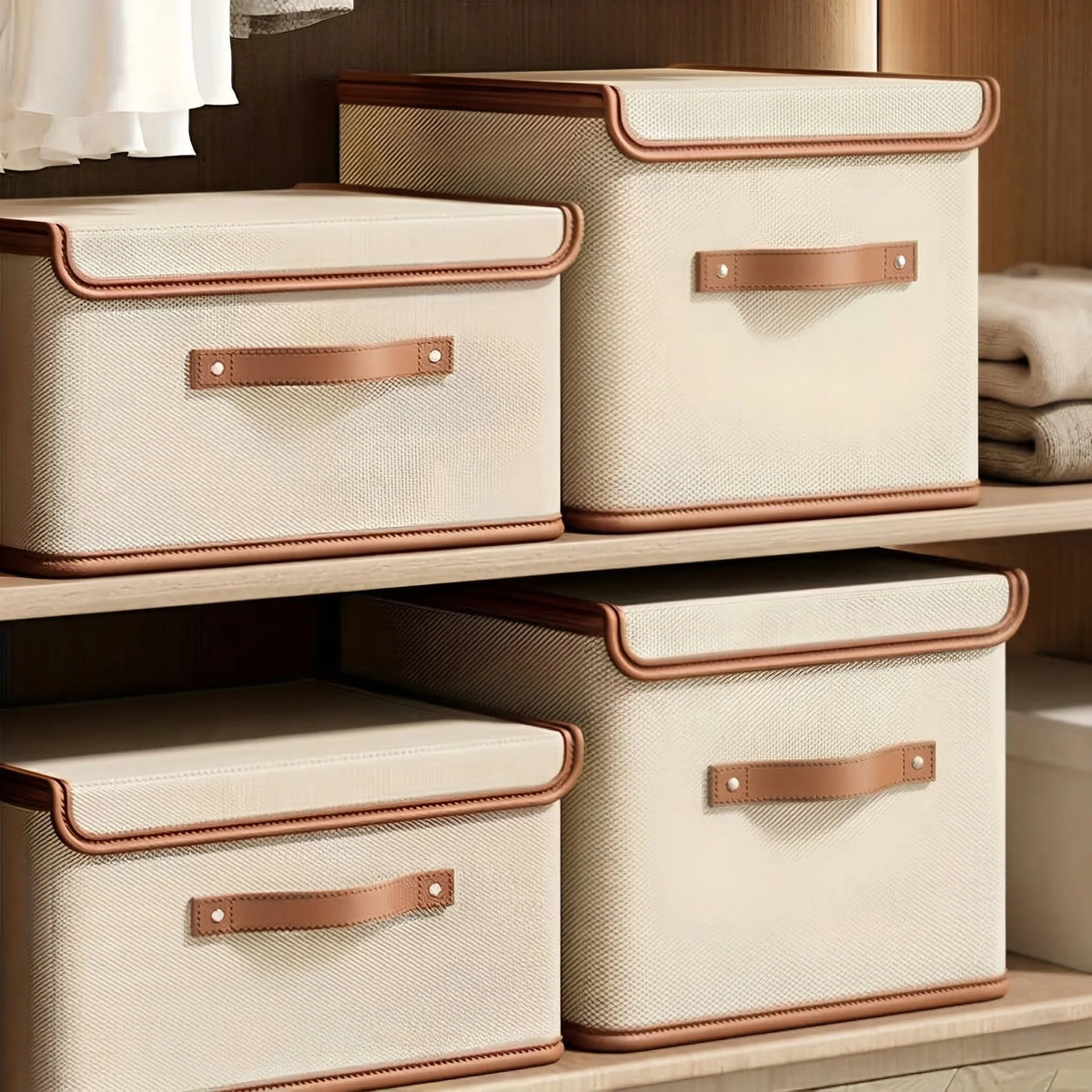 Storage Box Foldable Oxford Fabric Reinforced Frame