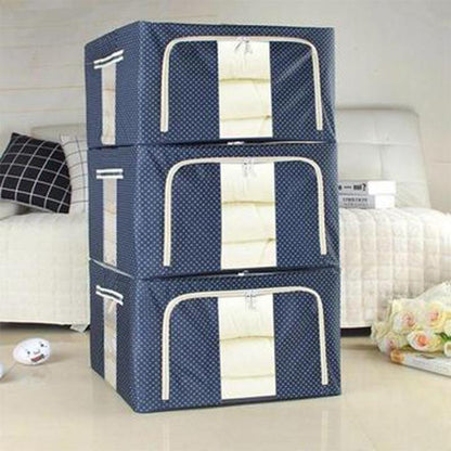 Storage Box Oxford Fabric Foldable Clear Window