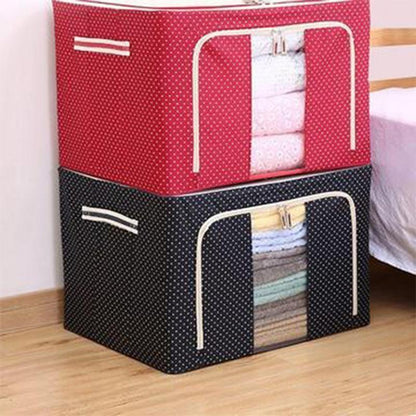Storage Box Oxford Fabric Foldable Clear Window