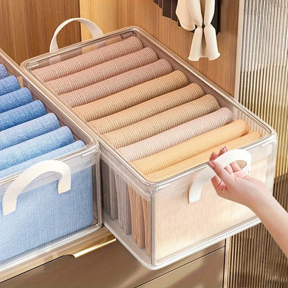 Storage Boxes Stackable With Lids Set of 4