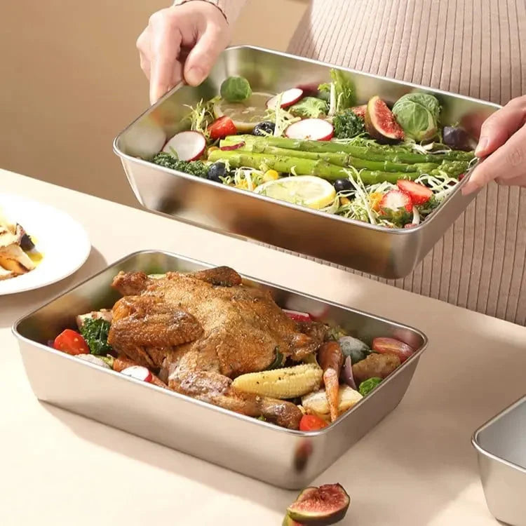 Storage Container Stainless Steel With Lid Included