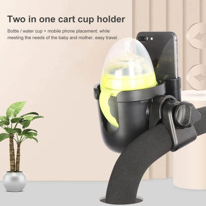 Stroller Cup & Phone Holder Dual Holder Universal Fit