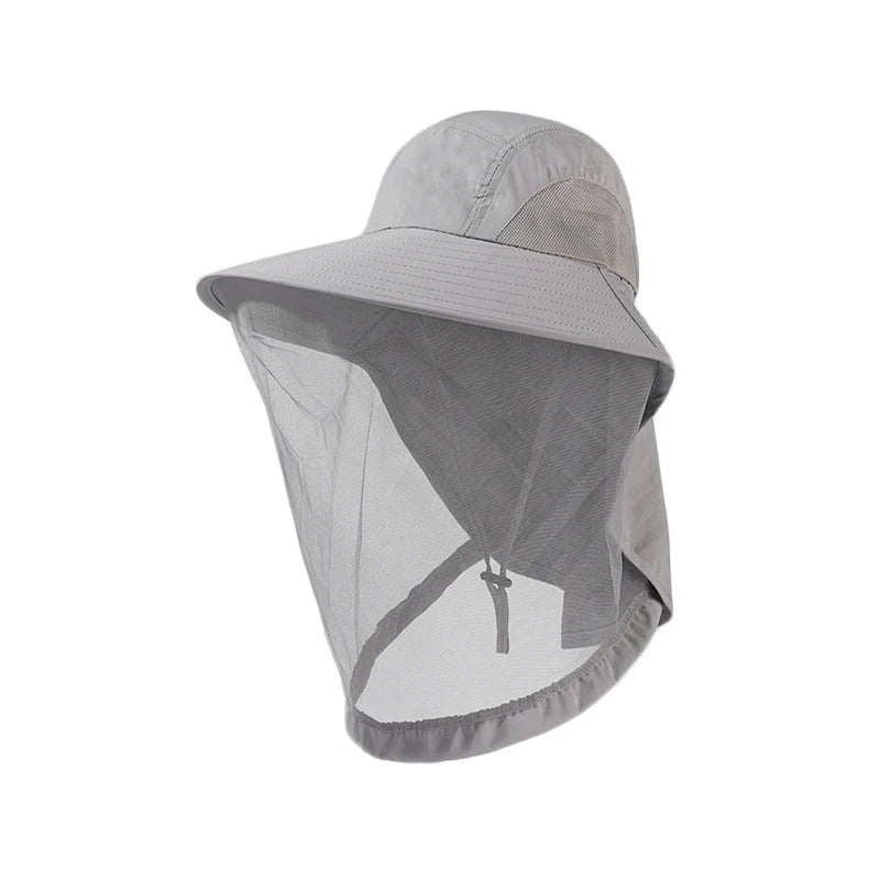 Sun Hat Wide Brim Mesh Face & Neck Cover