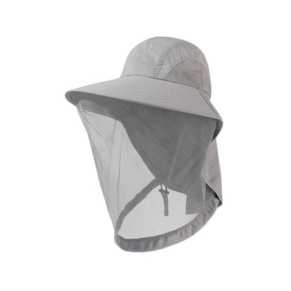 Sun Hat Wide Brim Mesh Face & Neck Cover