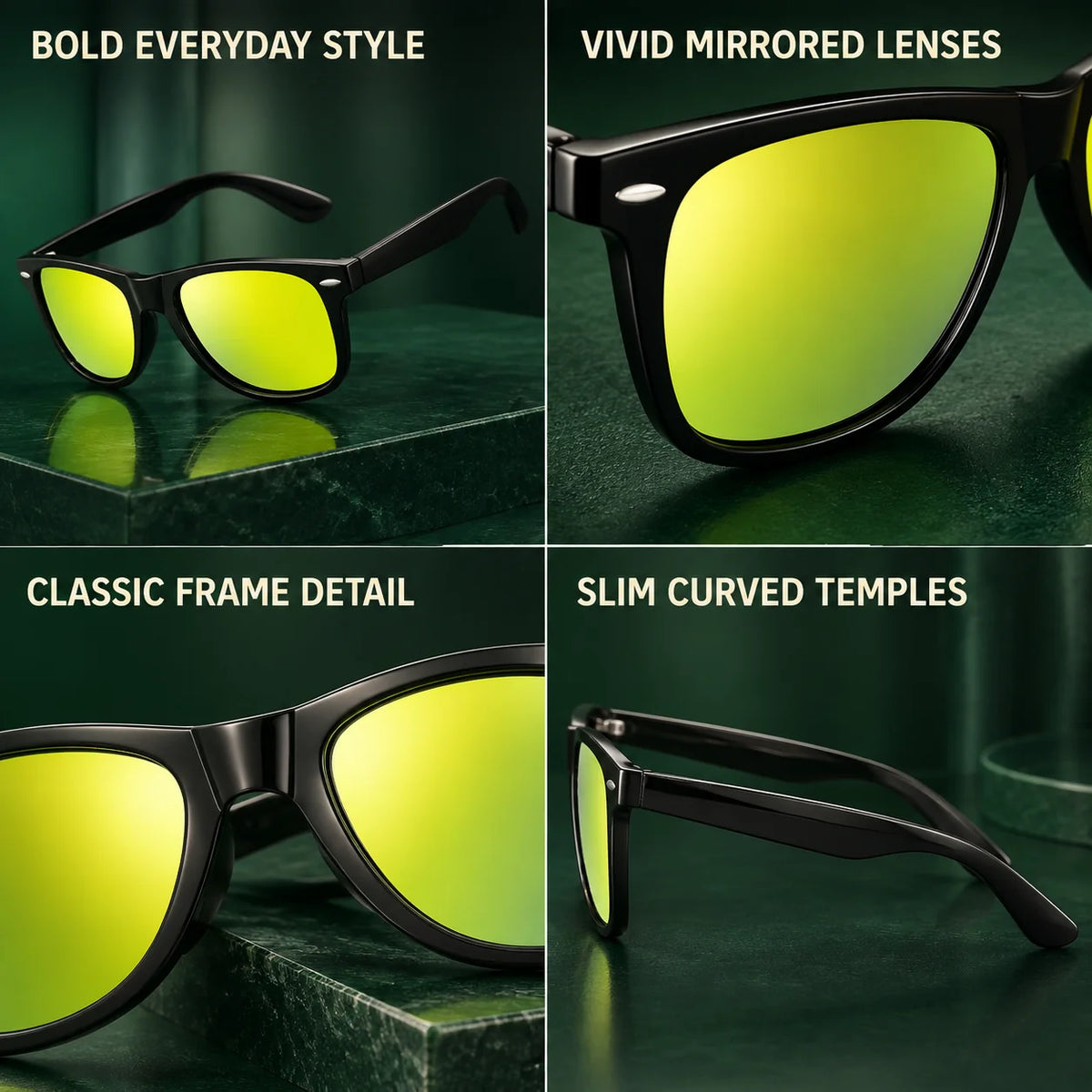 Sunglasses 80s Retro Polarized UV400