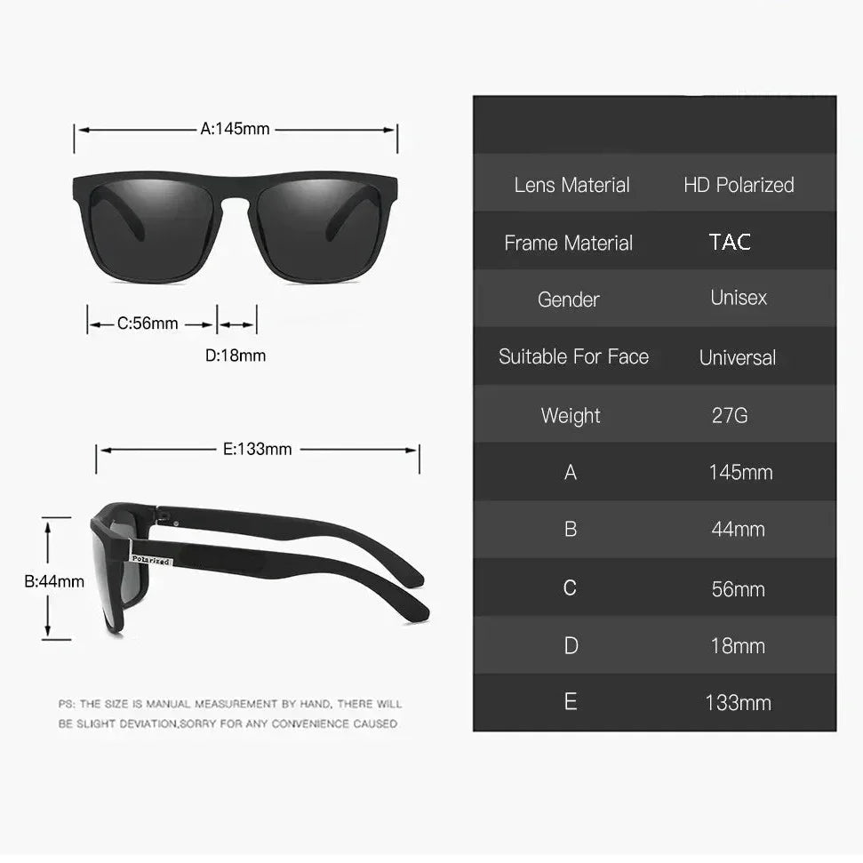Sunglasses Polarized & UV400 Ergonomic Frame