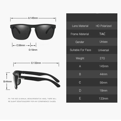 Sunglasses Polarized & UV400 Ergonomic Frame