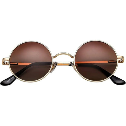 Sunglasses Retro Round Polarized 100% UV Protection
