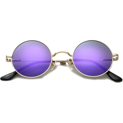 Sunglasses Retro Round Polarized 100% UV Protection