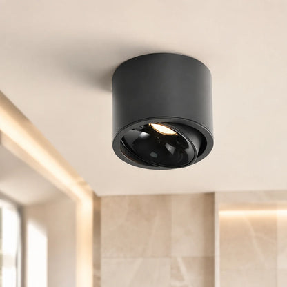 Surface Mount Spot Light Adjustable Swivel Head Integrated LED
