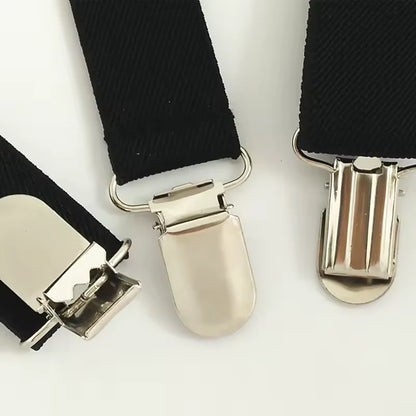 Suspenders Adjustable Y-Back Three-Clip Closure