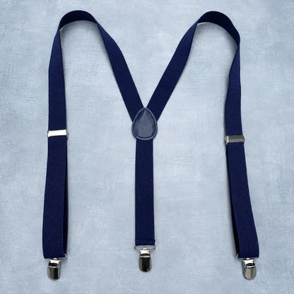 Suspenders Adjustable Y-Back Three-Clip Closure