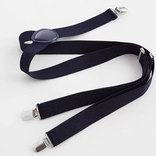 Suspenders Adjustable Y-Back Three-Clip Closure