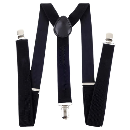 Suspenders Adjustable Y-Back Three-Clip Closure