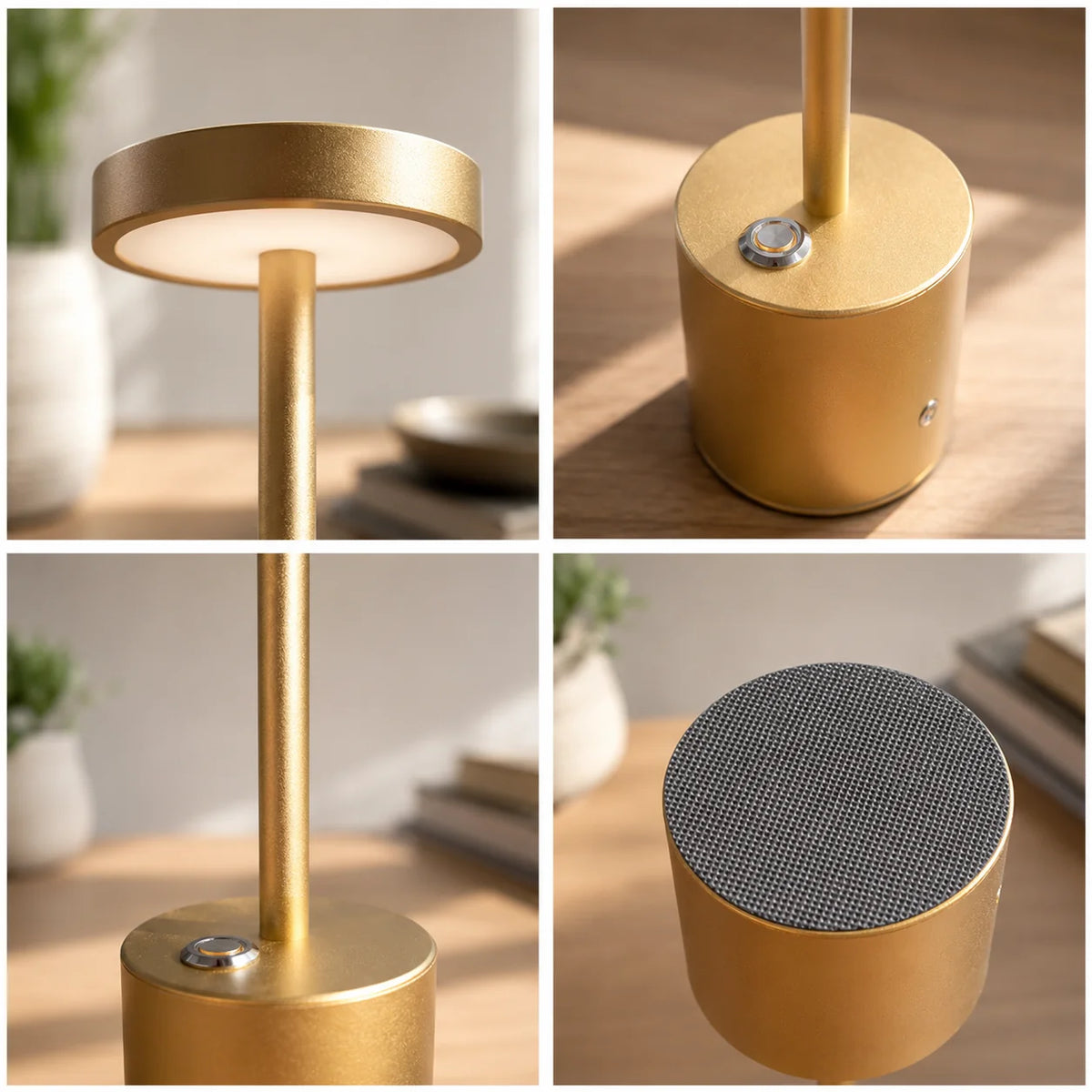 Table Lamp Cordless & Rechargeable LED Three-Level Dimming