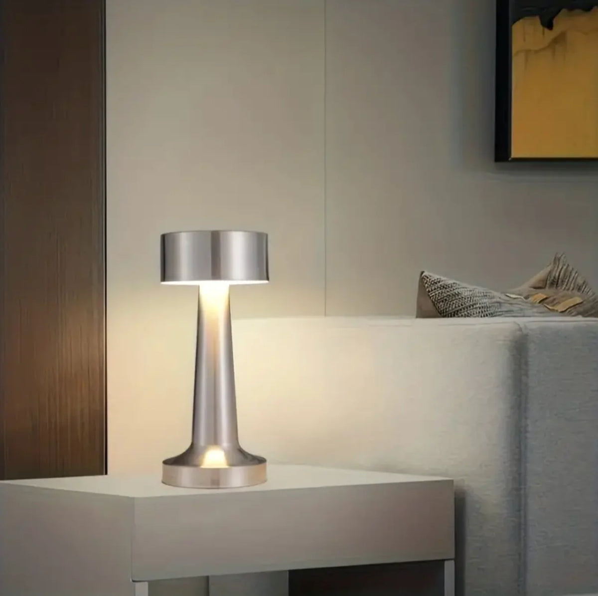 Table Lamp Cordless Touch Dimmable Rechargeable 15-Hour Battery