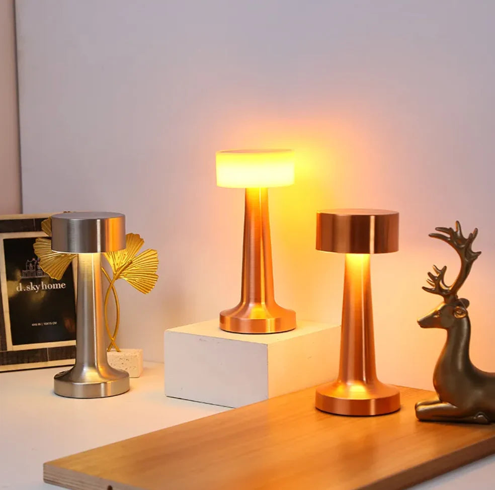 Table Lamp Cordless Touch Dimmable Rechargeable 15-Hour Battery
