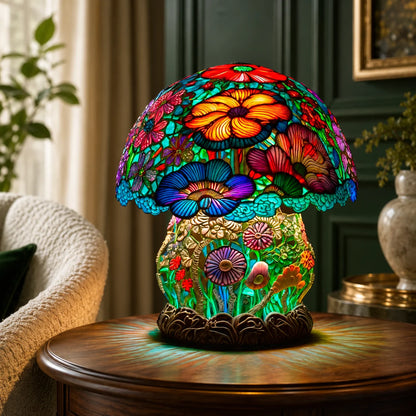Table Lamp Hand-Detail Resin Soft Warm Ambient Glow