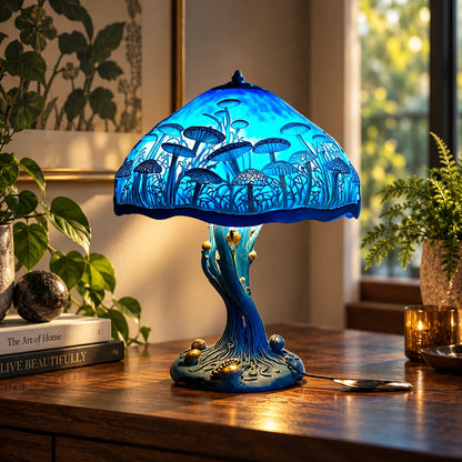 Table Lamp Hand-Detail Resin Soft Warm Ambient Glow