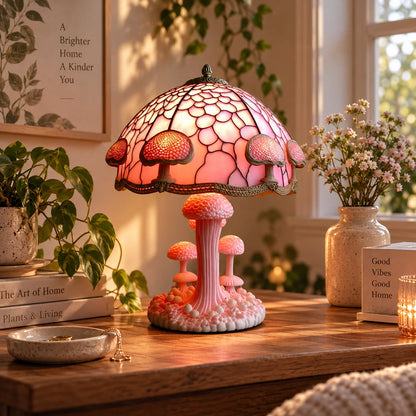 Table Lamp Hand-Detail Resin Soft Warm Ambient Glow