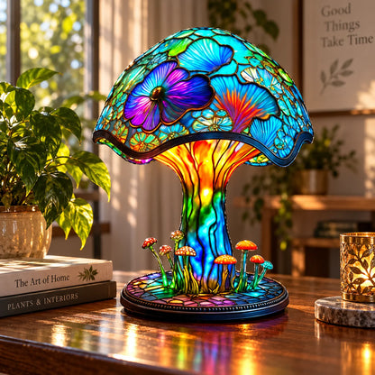Table Lamp Hand-Detail Resin Soft Warm Ambient Glow