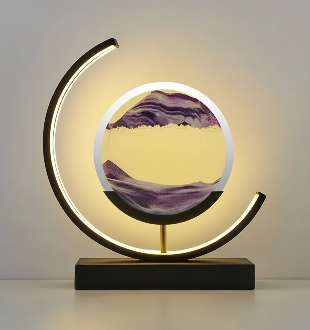 Table Lamp Handmade Ceramic Warm LED Calming Ambience