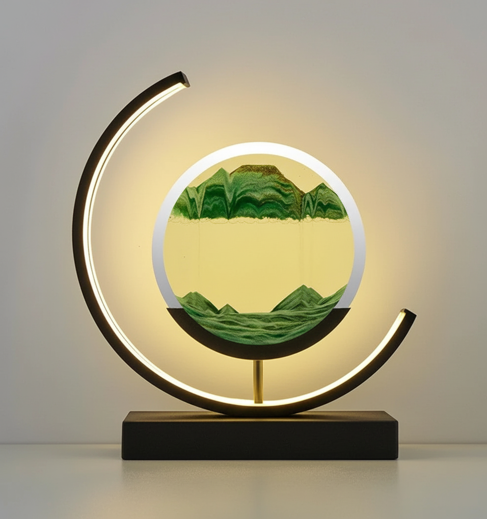 Table Lamp Handmade Ceramic Warm LED Calming Ambience