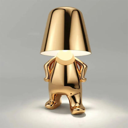Table Lamp Sculptural Figurine USB Rechargeable Touch-Dimmable
