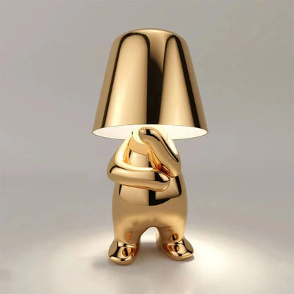 Table Lamp Sculptural Figurine USB Rechargeable Touch-Dimmable